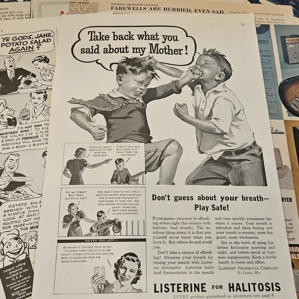 50+ Piece JJ '30s, 40s, 50s, Vintage & Antique Junk Journal Ephemera Kit